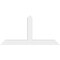 Ekena Millwork Portland Architectural Grade PVC Gable Bracket, 72"W x 36"H x 4"D x 6"F, 12/12 Pitch GBP072X36X0406POR00 - alternate 4